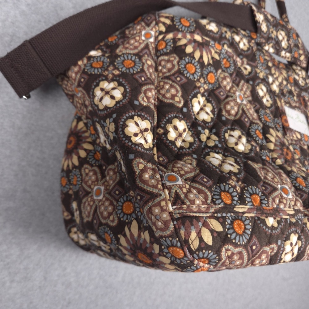 Vera Bradley Canyon Quilted Boho Brown Weekender Traveler Overnight Bag Tote - Picture 4 of 16